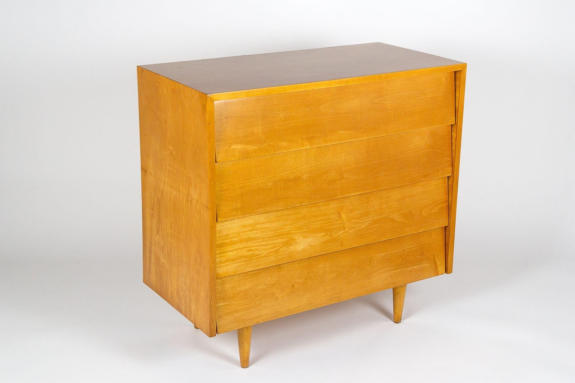 North American Four Drawer Chest by Florence Knoll for Knoll International For Sale