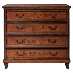 Four-Drawer Chest, Late 18th Century, Germany