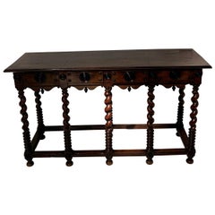 Four-Drawer Console, France, 19th Century