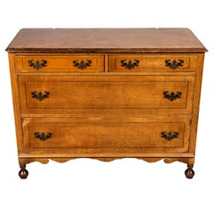 Four Drawer Dresser with Ornate Details