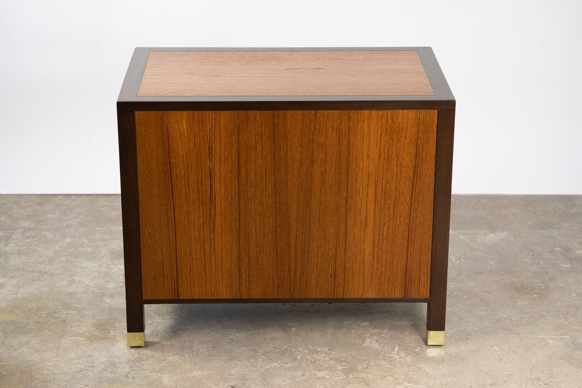 Mid-Century Modern Four Drawer Nightstand Chest by Harvey Probber For Sale