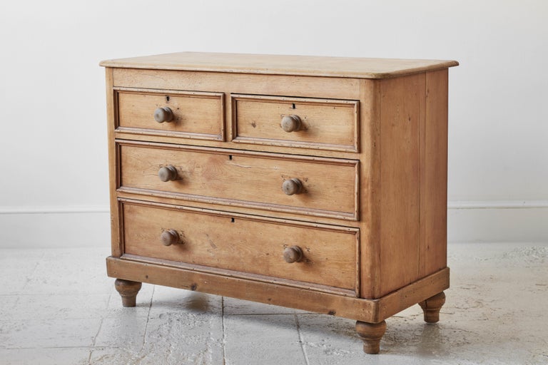 FourDrawer Pine Dresser at 1stDibs