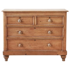 Antique Four-Drawer Pine Dresser