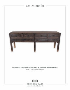 Four Drawer Sideboard in Original Paint Patina