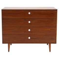 Four Drawer Thin Edge Dresser / Chest of Drawers in Rosewood by George Nelson