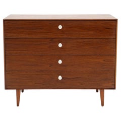 Retro Four Drawer Thin Edge Dresser / Chest of Drawers in Rosewood by George Nelson