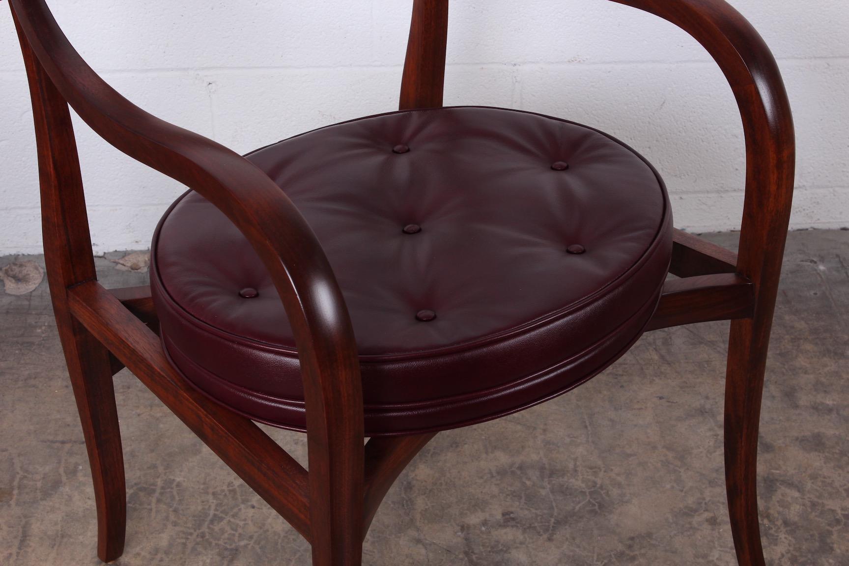 Four Dunbar Alexandria Chairs by Edward Wormley For Sale 6
