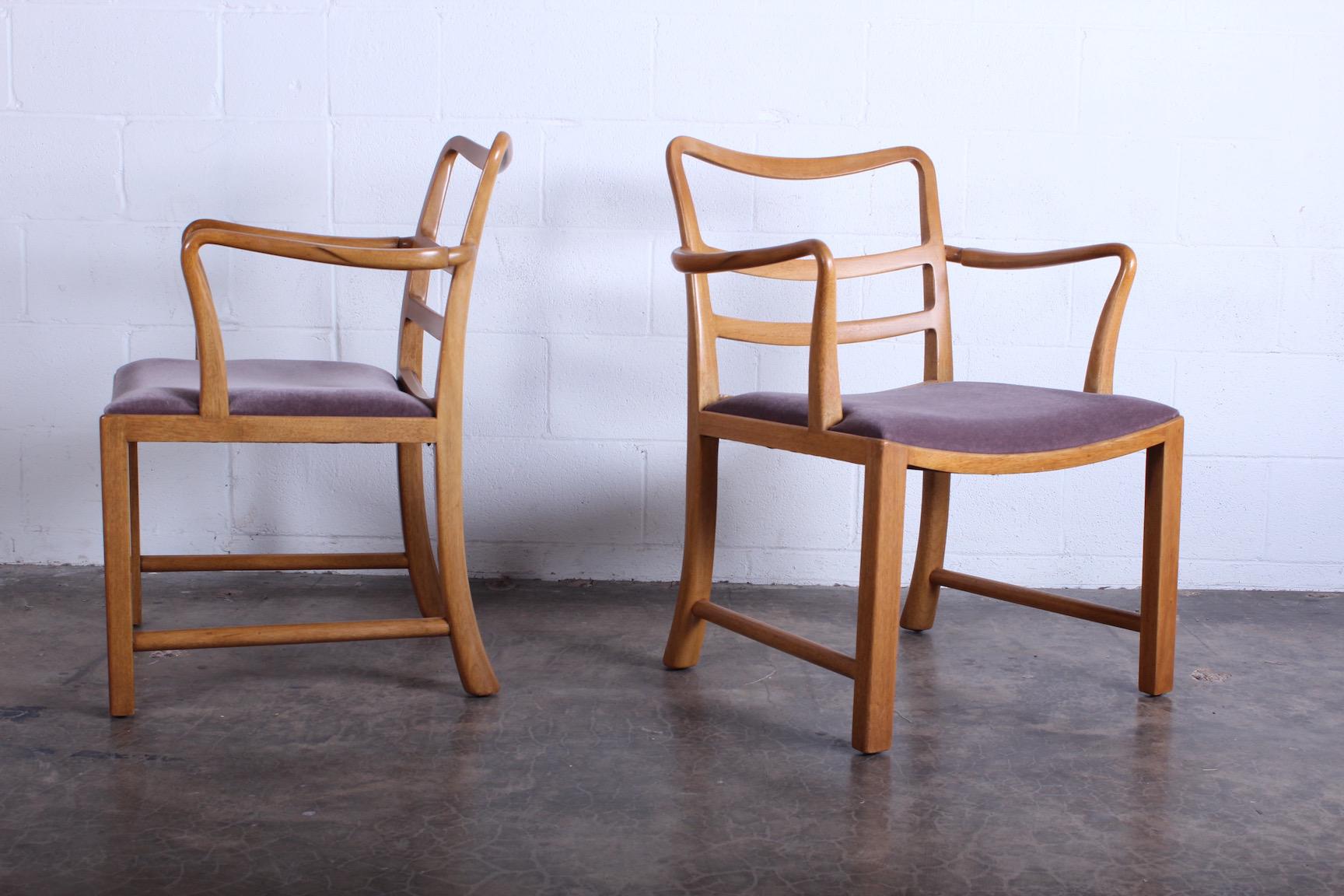 Four Dunbar Armchairs by Edward Wormley In Good Condition In Dallas, TX