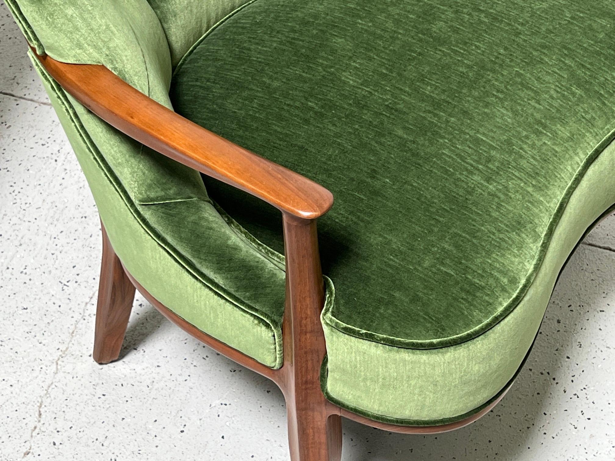 Four Dunbar Janus Lounge Chairs by Edward Wormley 2
