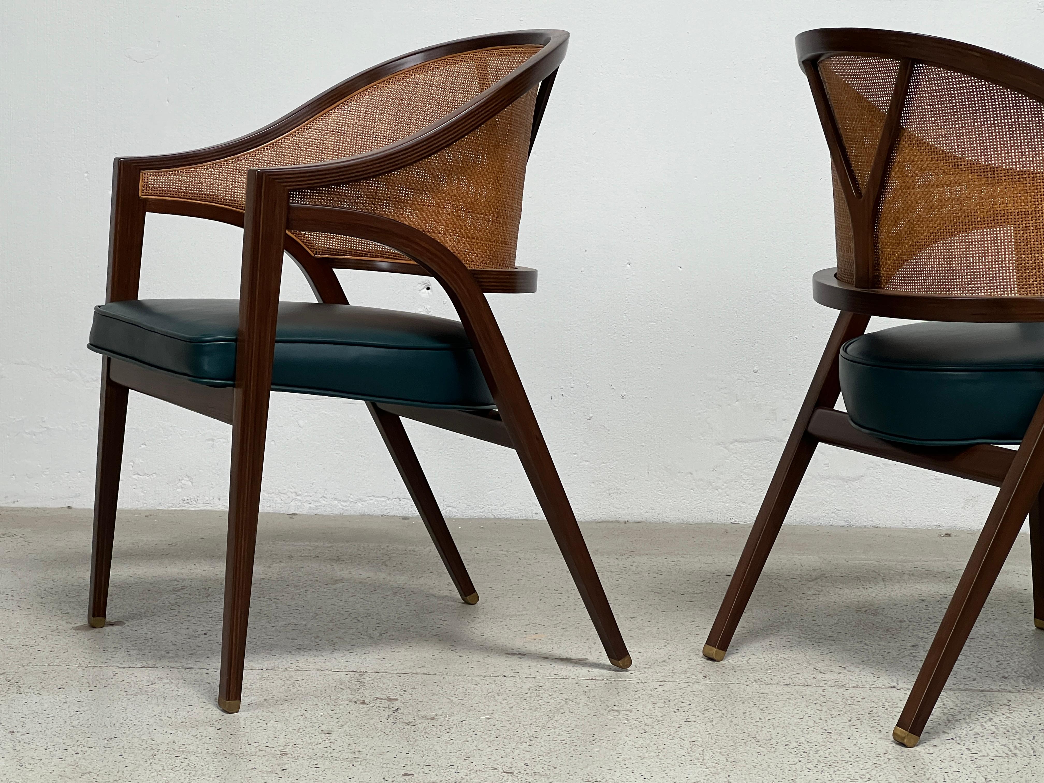 Four Dunbar Y-Back Chiairs by Edward Wormley 8