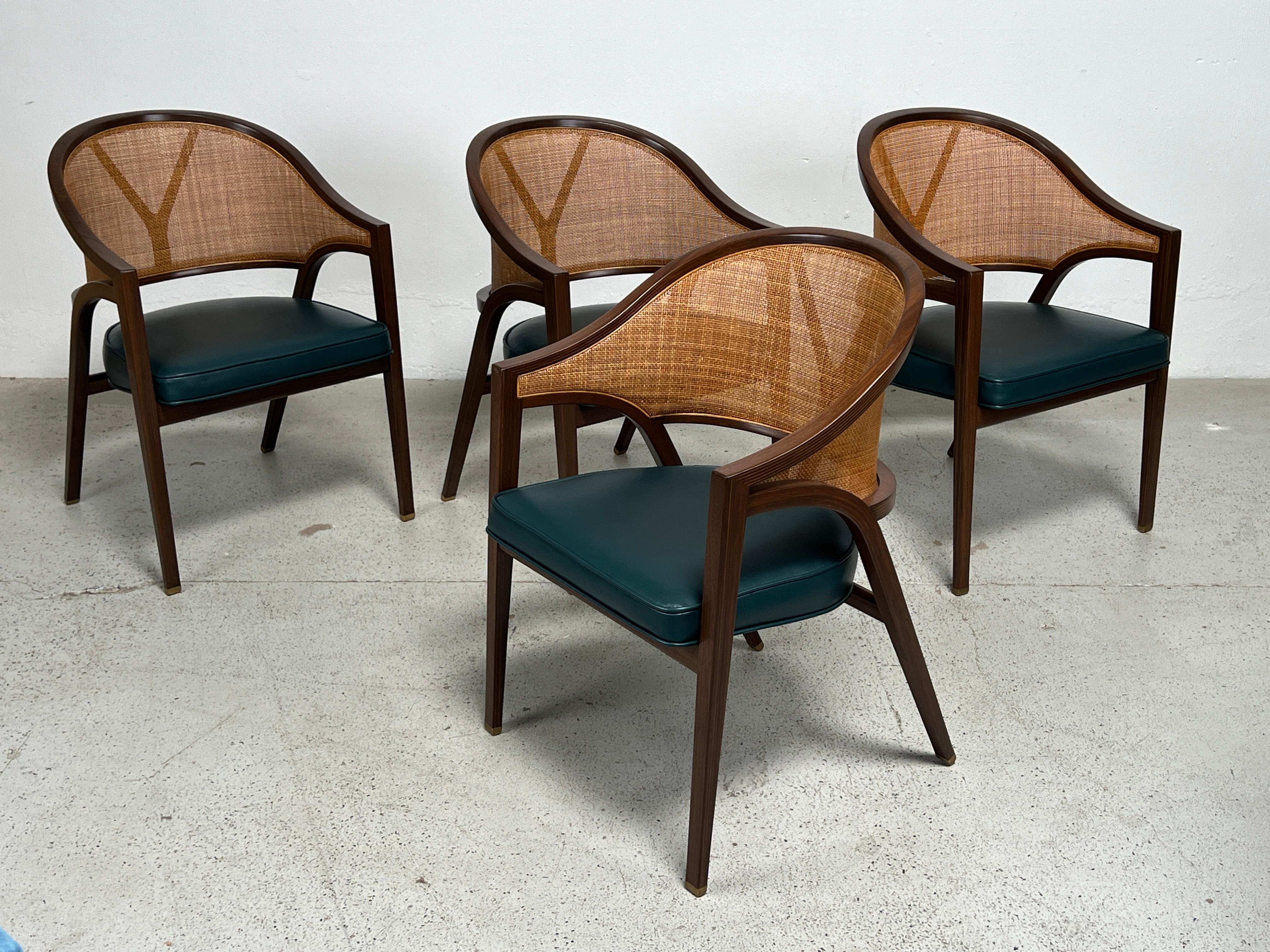 Four Dunbar Y-Back Chiairs by Edward Wormley 14