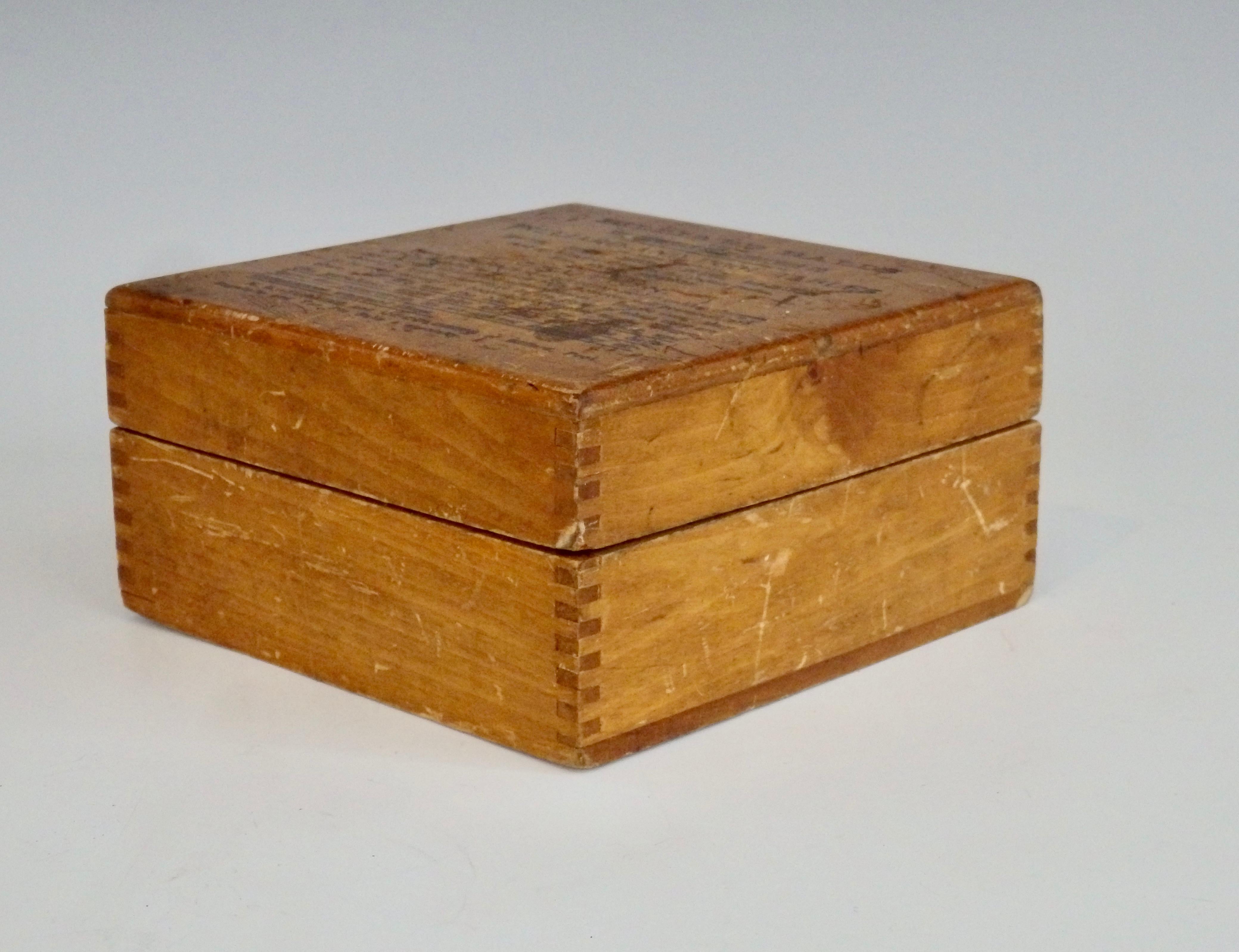 Late 19th Century Four Early Brunswick Balke Collander Billiard Balls in Original Box