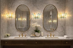 Four Elegant Murano Sconces