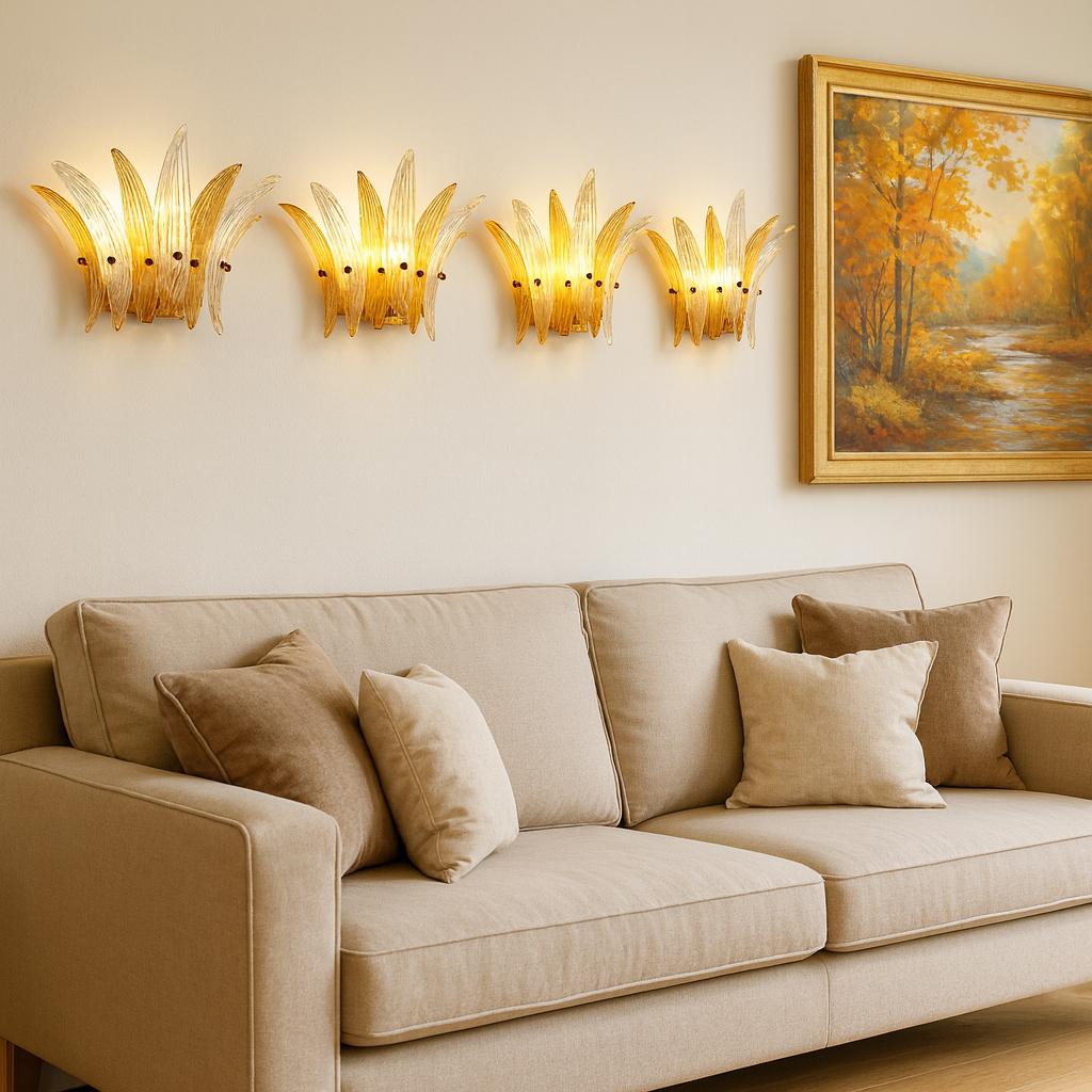 Italiano Quattro eleganti lampade a incasso in vendita