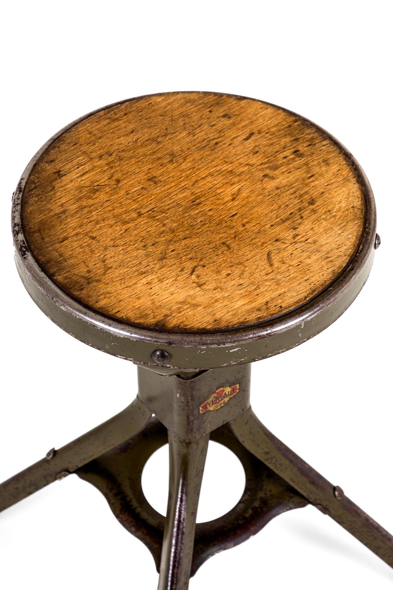Four Evertaut Company Industrial Stools For Sale 5