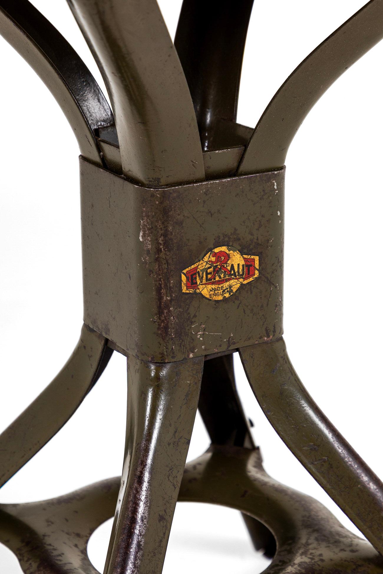Four Evertaut Company Industrial Stools For Sale 7