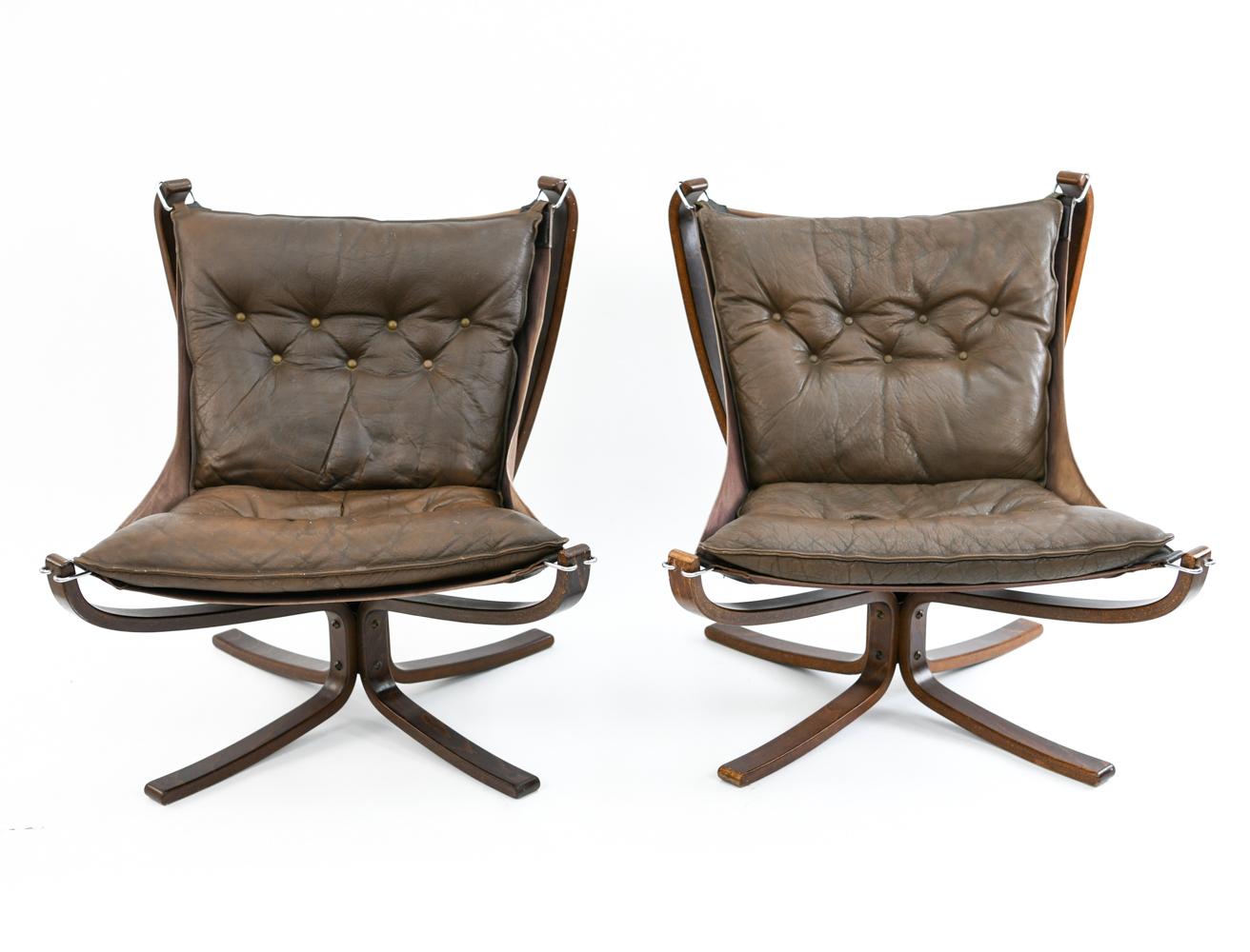 Four Falcon Chairs by Sigurd Ressell for Vatne Møbler 6