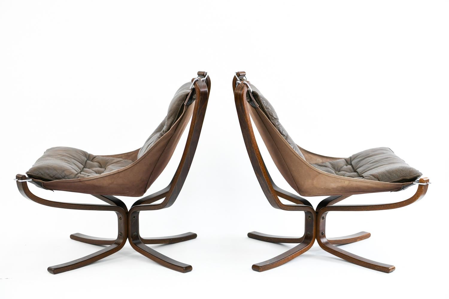 Four Falcon Chairs by Sigurd Ressell for Vatne Møbler 7