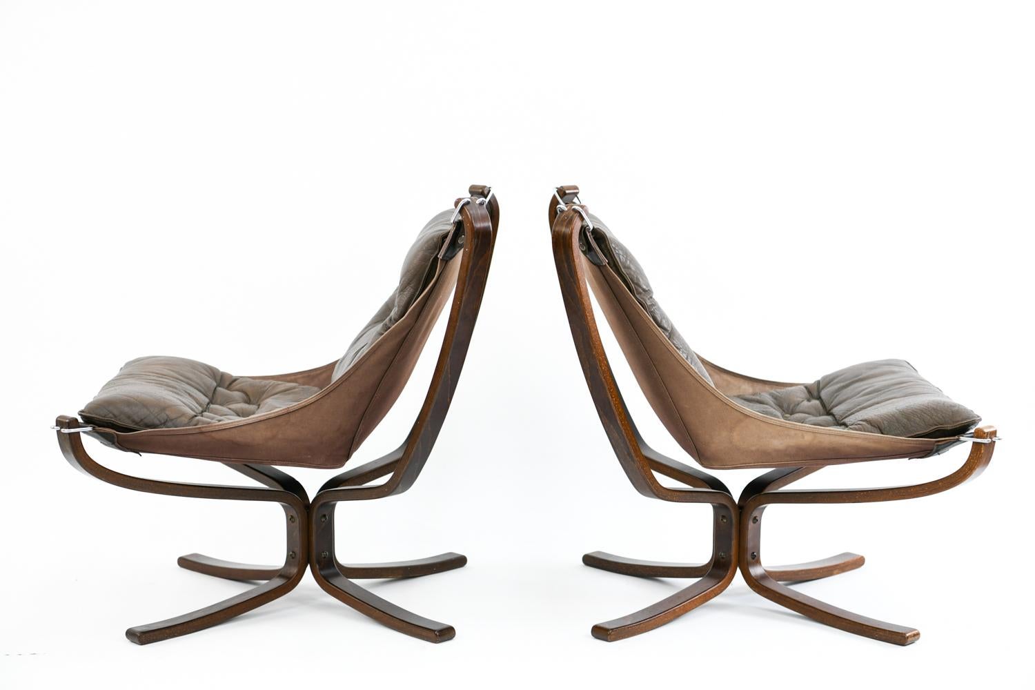Four Falcon Chairs by Sigurd Ressell for Vatne Møbler 8