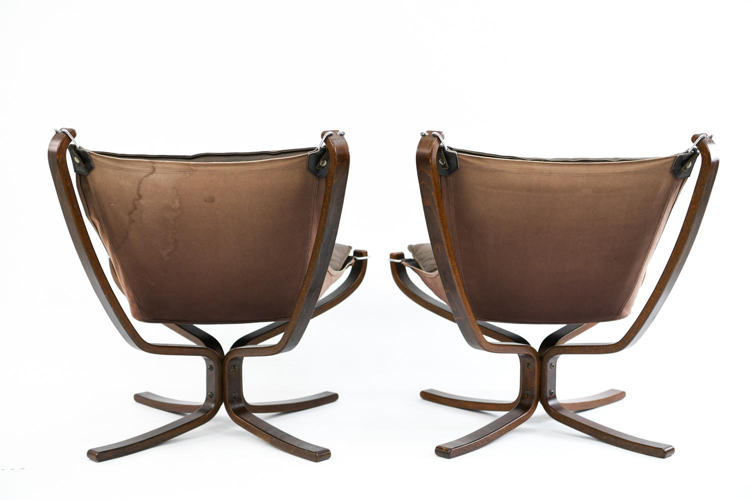 Four Falcon Chairs by Sigurd Ressell for Vatne Møbler 9