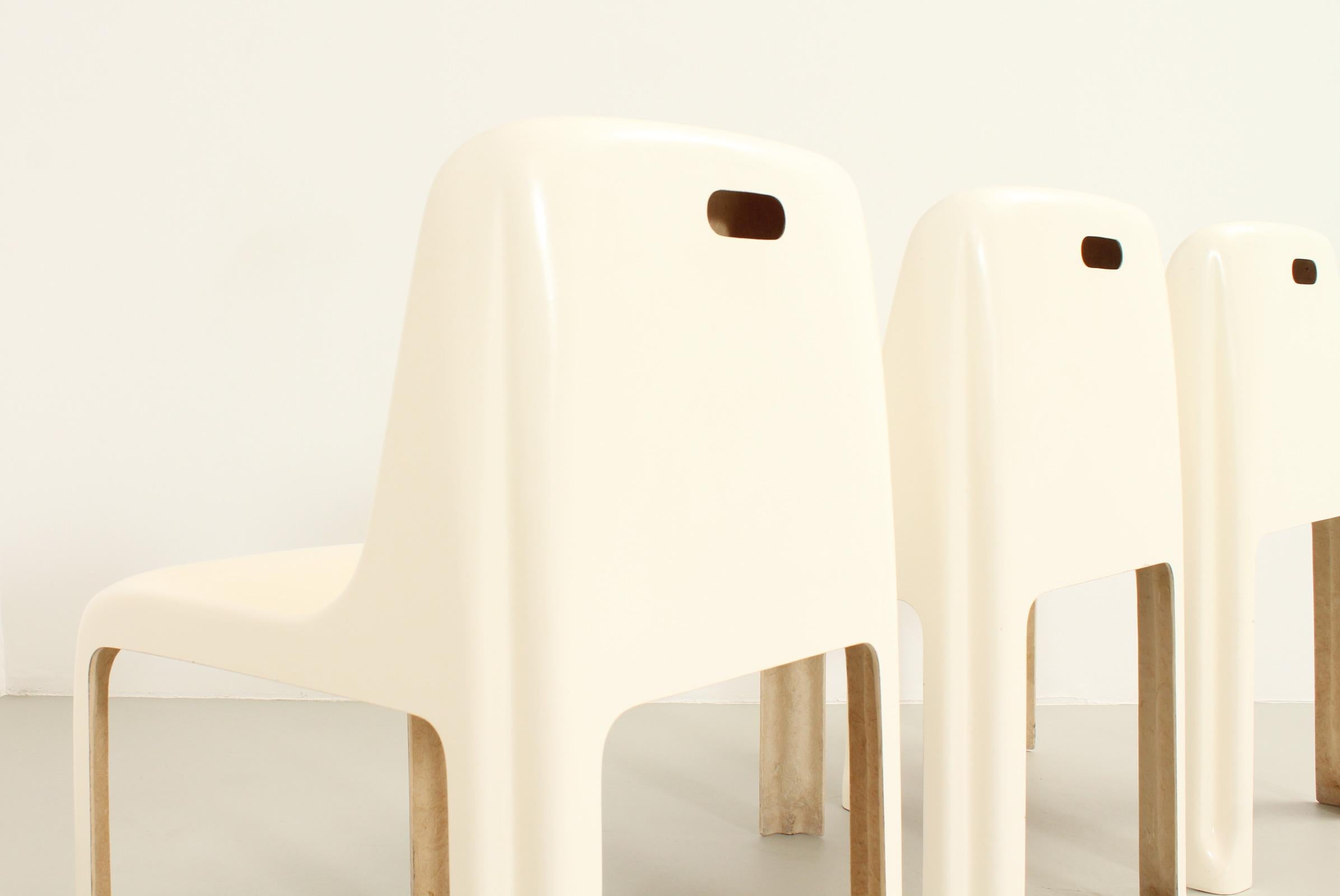 Four Fiberglass Chairs Model 35 by Antoni Blanc, Spain, 1971 For Sale 5
