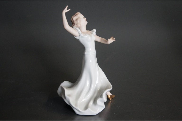 Four Figurines of Ballet Dancers, Ballerinas, Wallendorf, Germany For