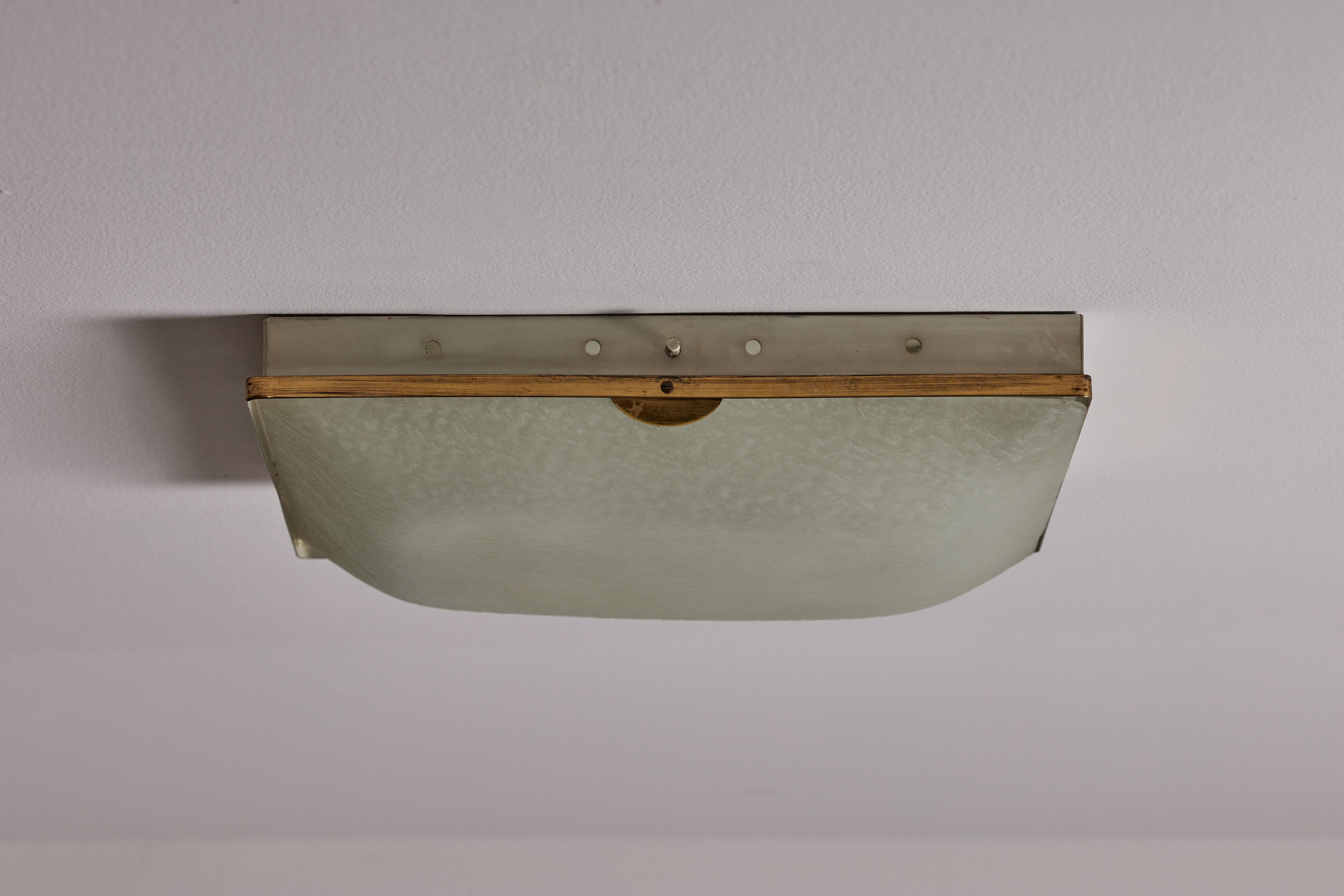 Metal One Flush Mount Ceiling Light by Fontana Arte