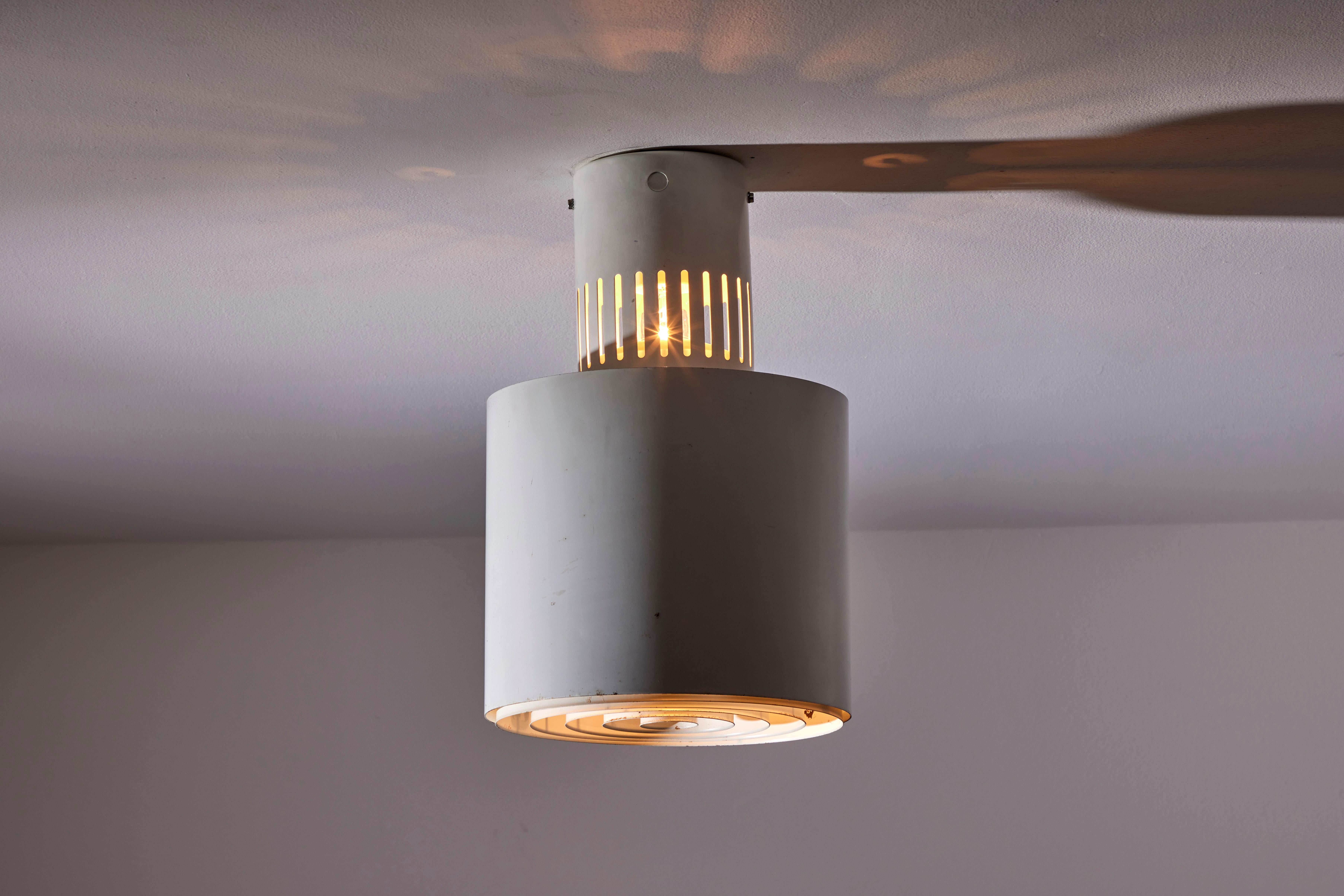 Painted Flush Mount Ceiling Lights by Lisa Johansson-Pape For Sale