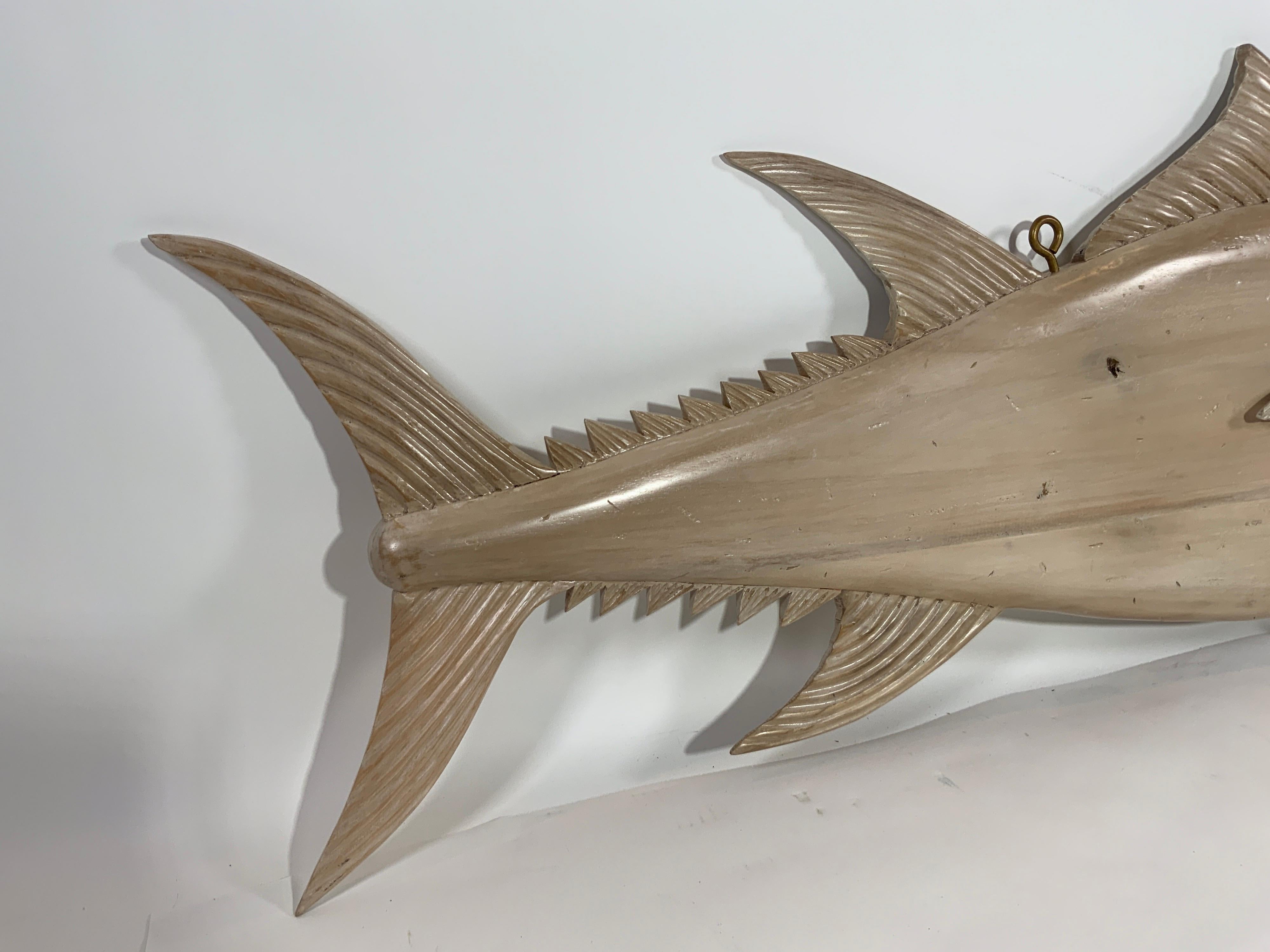 Contemporary Four Foot Carved Atlantic Bluefin Tuna