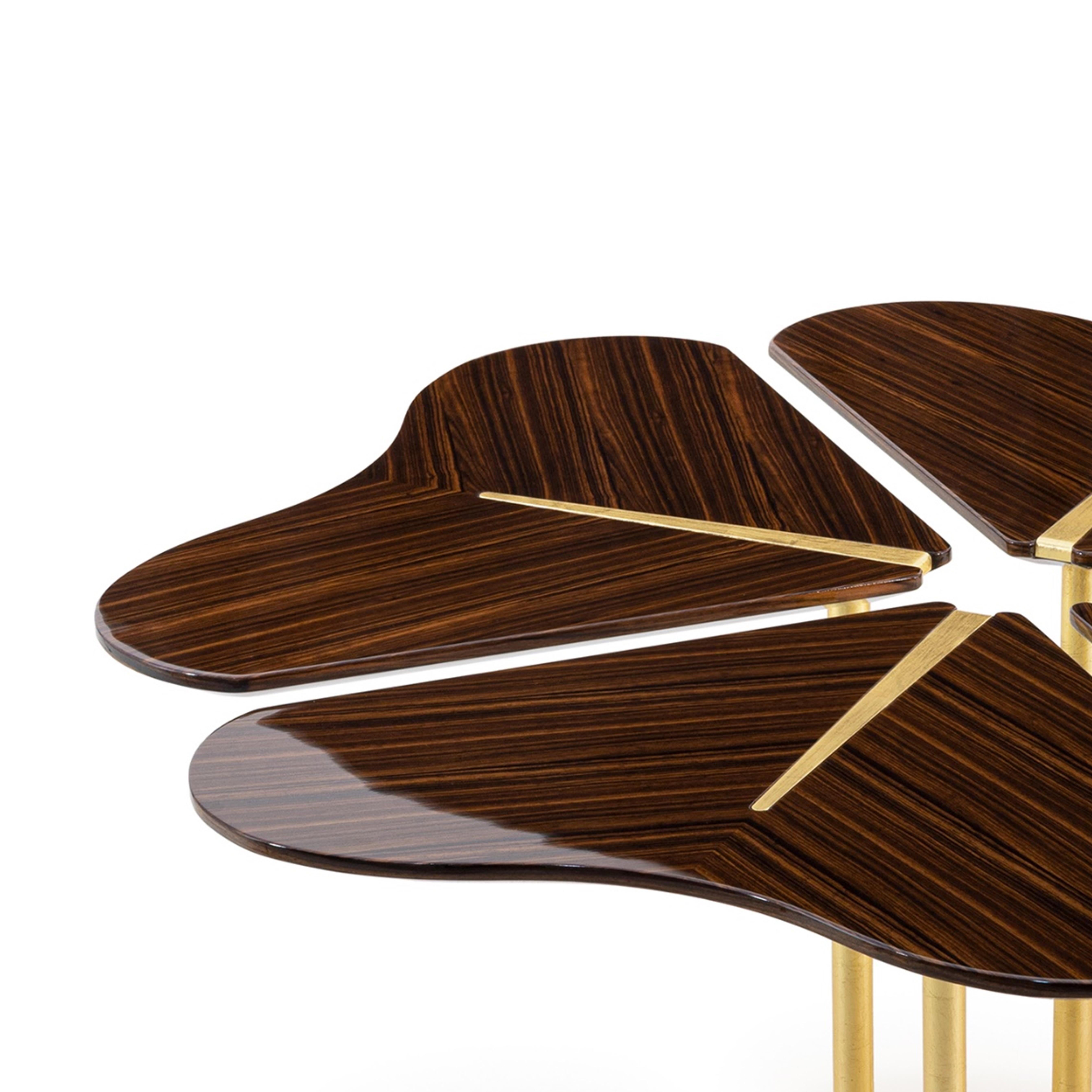 Modern Four... for Luck Coffee Table, Ebony Gold, Insidherland by Joana Santos Barbosa For Sale