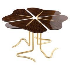 Four... for Luck Coffee Table, Ebony Gold, Insidherland by Joana Santos Barbosa