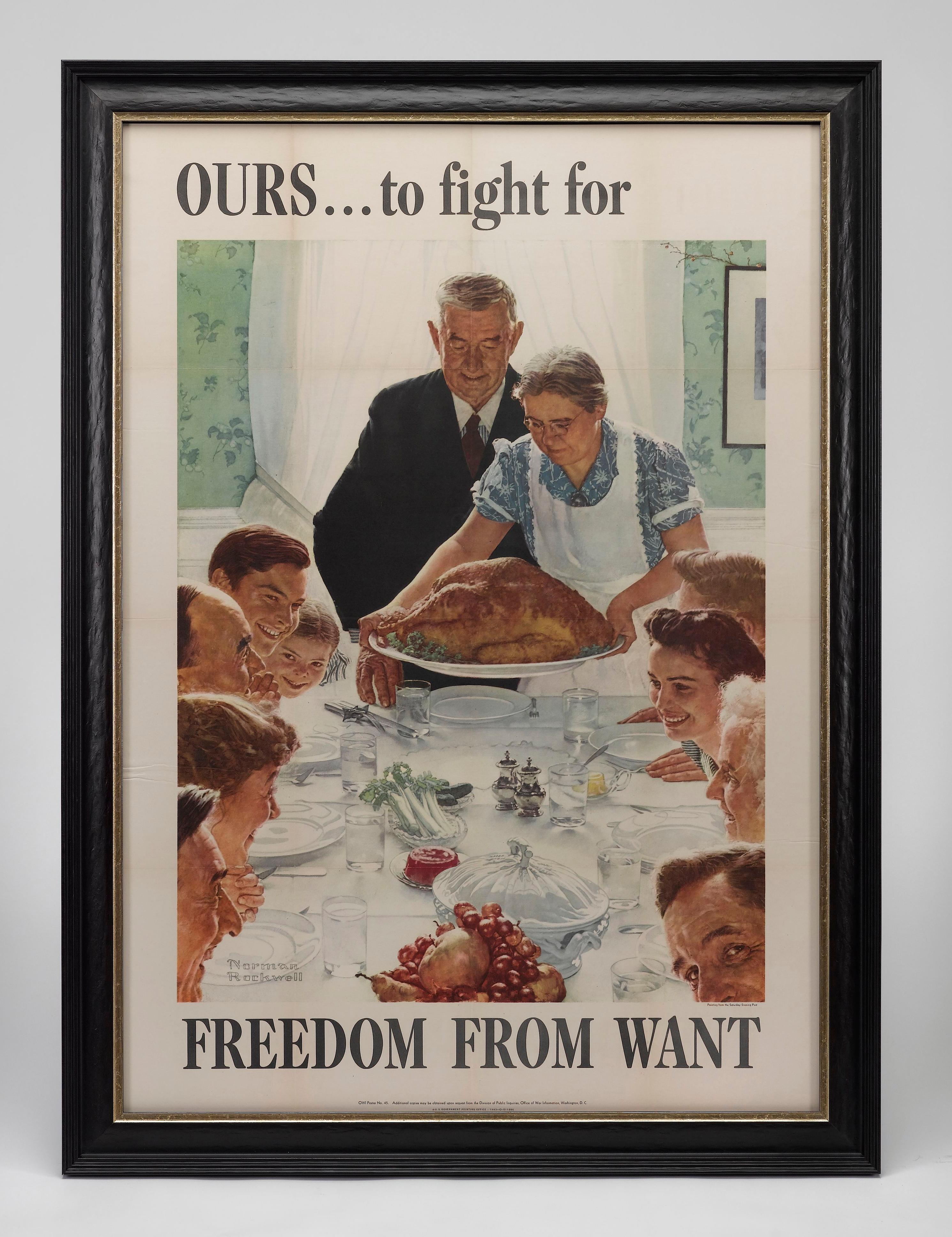 ours to fight for freedom from want
