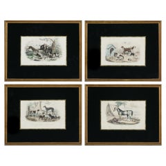 Four French engravings