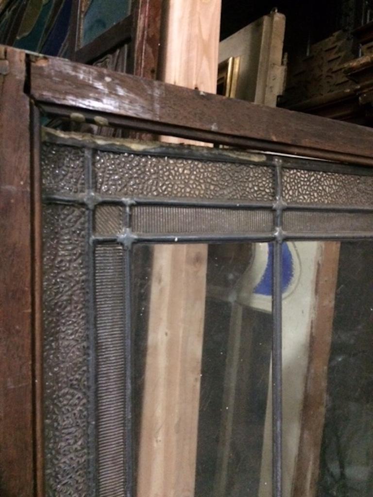 4 French Victorian Leaded Glass Windows In Good Condition In New York, NY