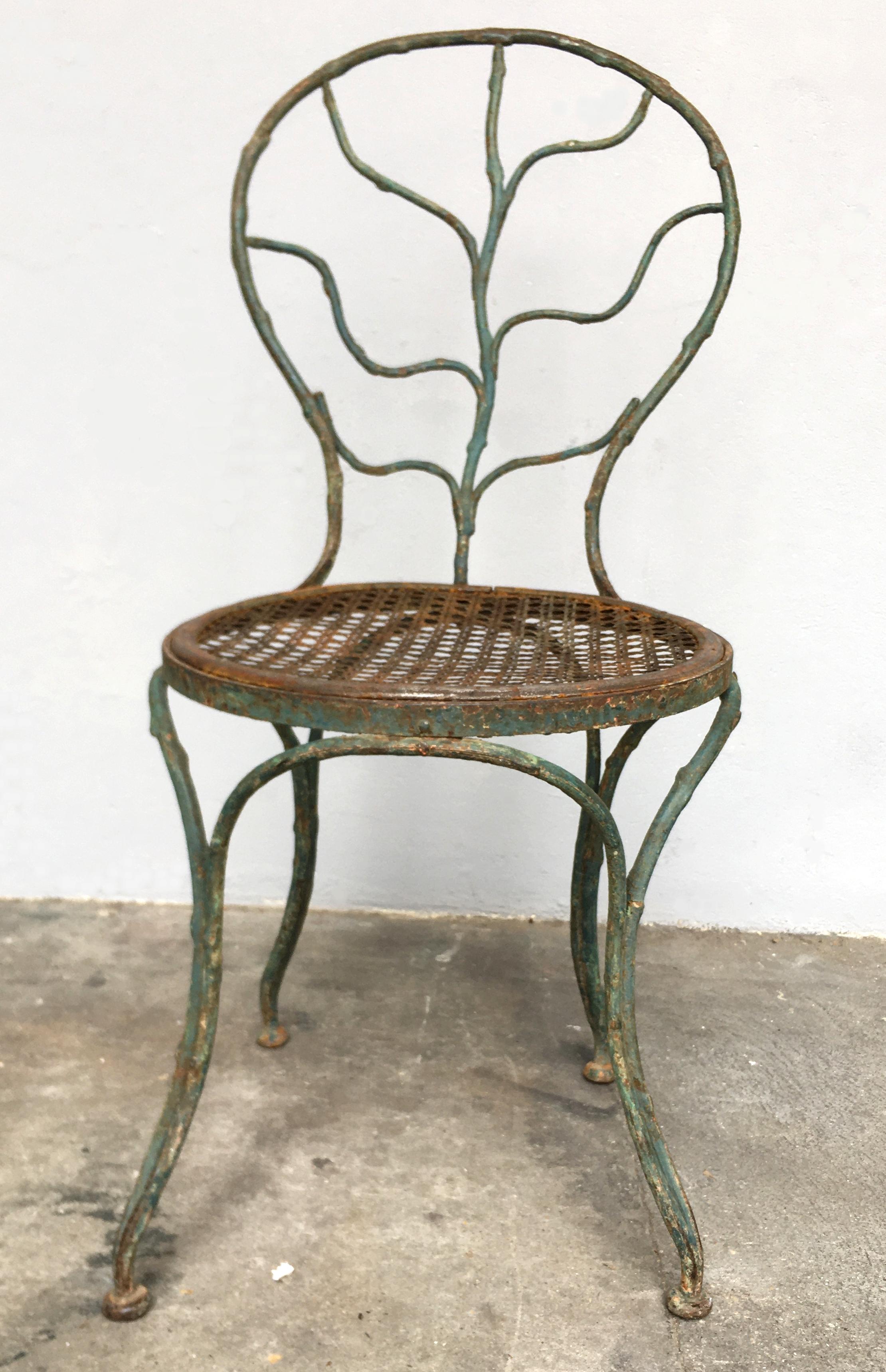 Art Deco Four Garden Chairs by Jean-Michel Frank, 1895-1941