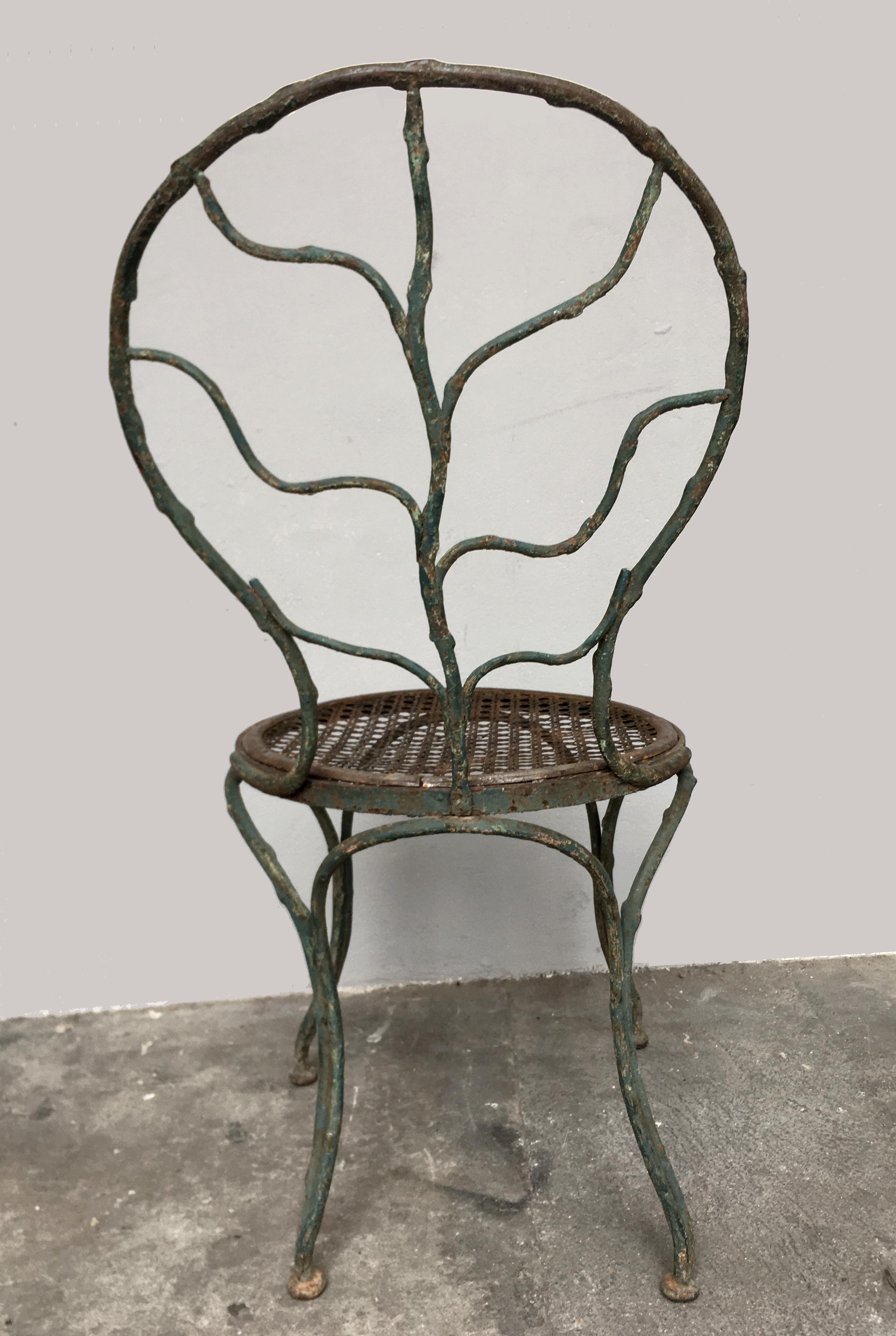 French Four Garden Chairs by Jean-Michel Frank, 1895-1941