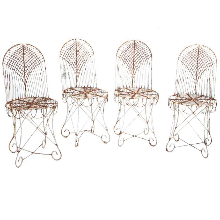 Four Garden Chairs, Early 20th Century