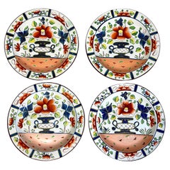 Four Gaudy Dutch 'Urn' Pattern 10' Plates