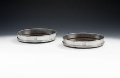 Four George III Decanter Stands Made in London in 1782 by Robert Hennell