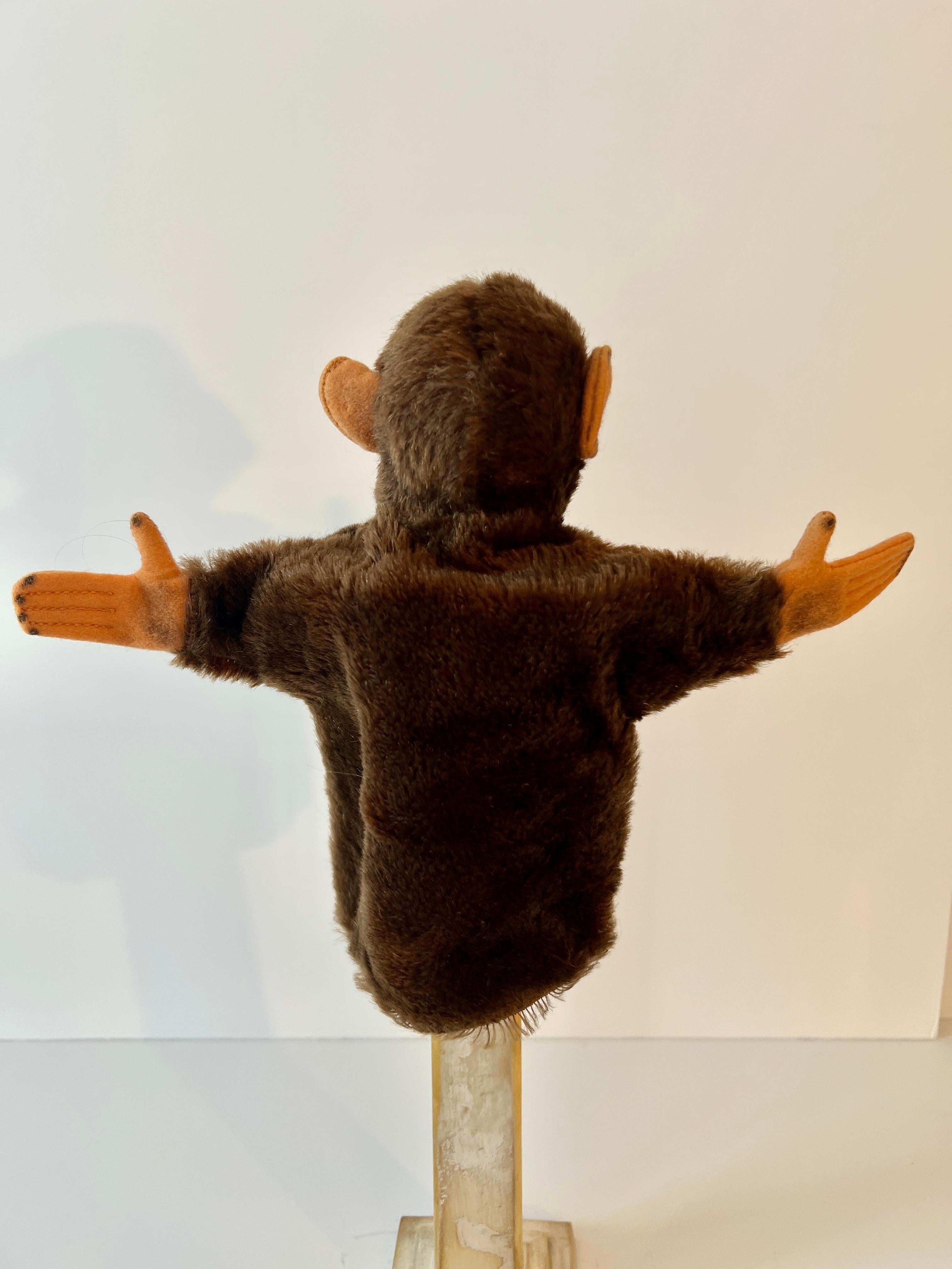 Four Hands, leone, scimmia e coniglio di Steiff, marionette a mano in vendita 2