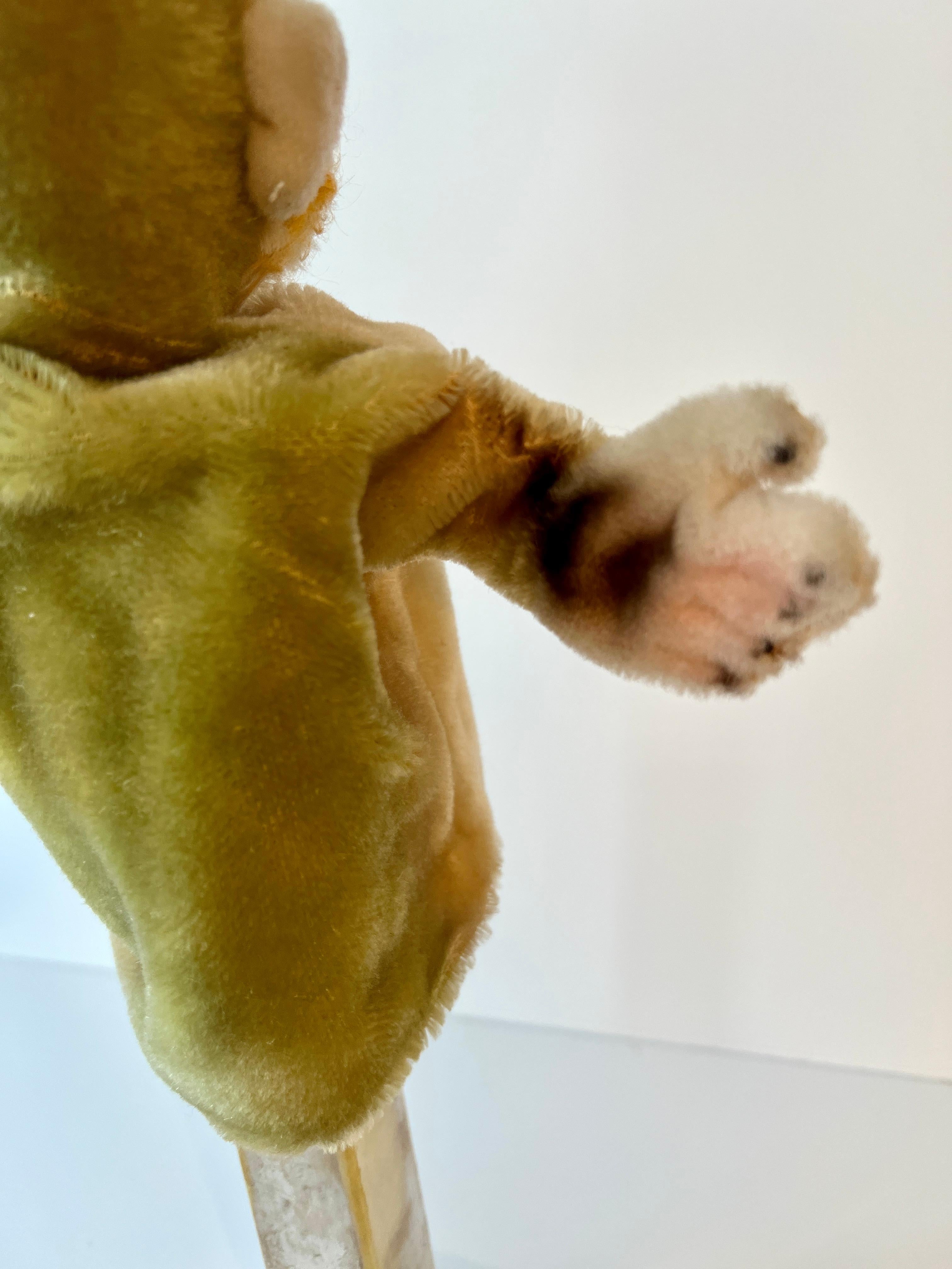 Four Hands, leone, scimmia e coniglio di Steiff, marionette a mano in vendita 5