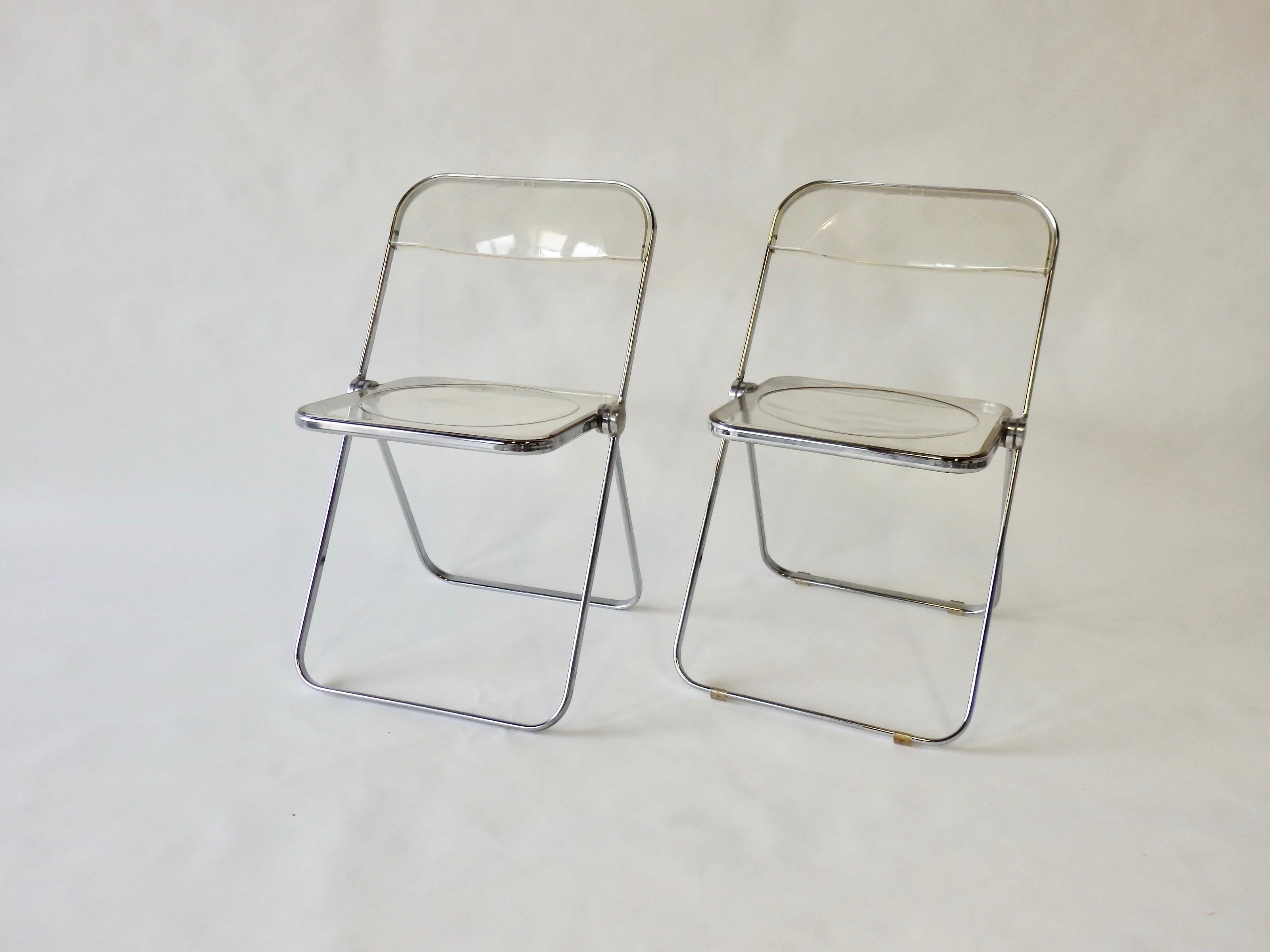 folding lucite chairs