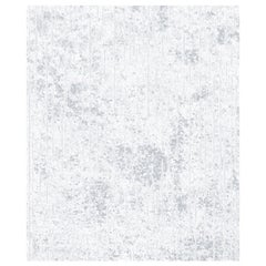 Modern Minimalism Plain Rug, Wool Bamboo Silk Allo - Four Grey