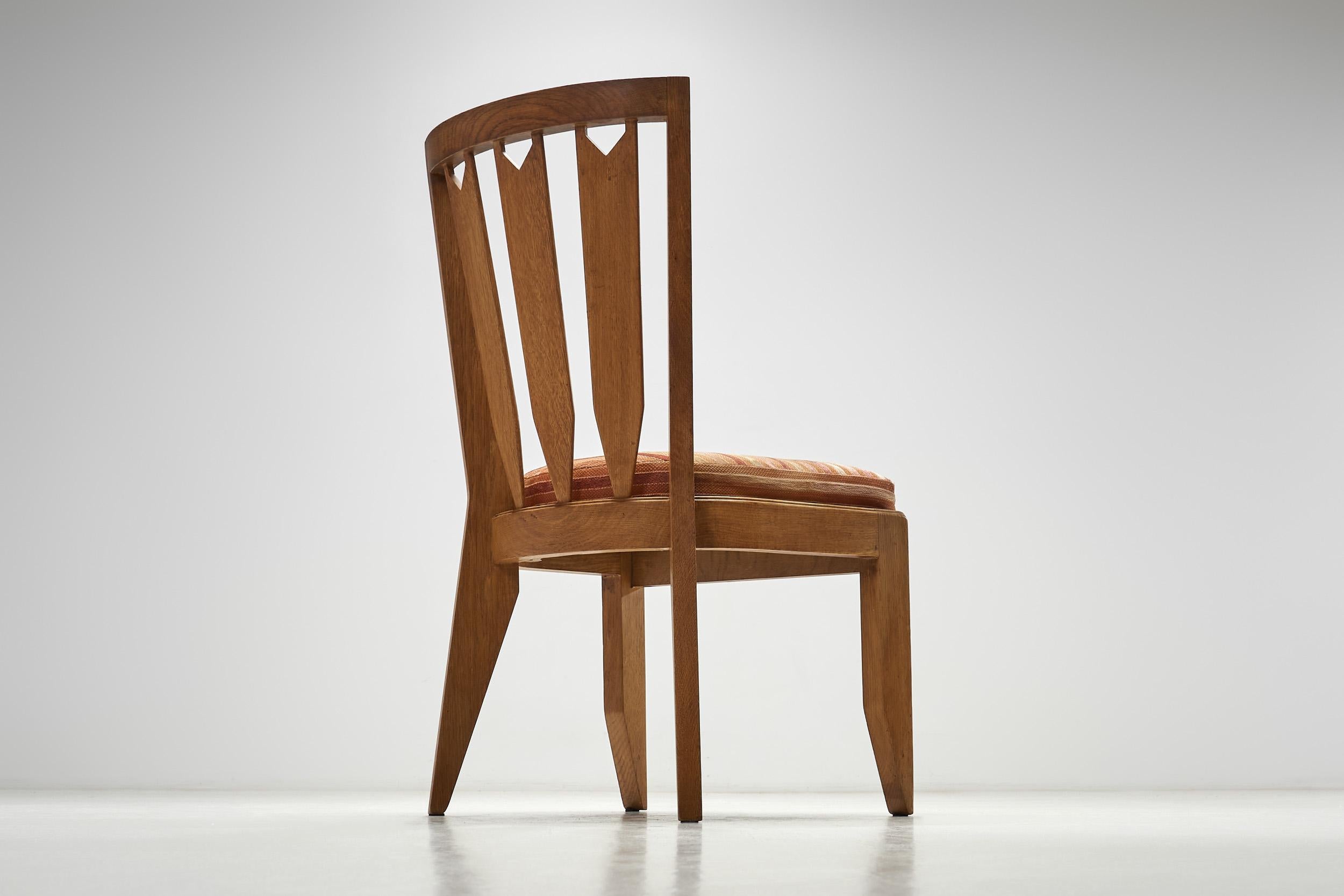 Esszimmerstühle Guillerme et Chambron für Votre Maison, Frankreich, 20. Jahrhundert im Angebot 6