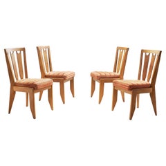 Four Guillerme et Chambron Dining Chairs for Votre Maison, France 20th Century