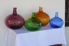Four Hand Blown Glass Vessels by the Zeller Glass Company