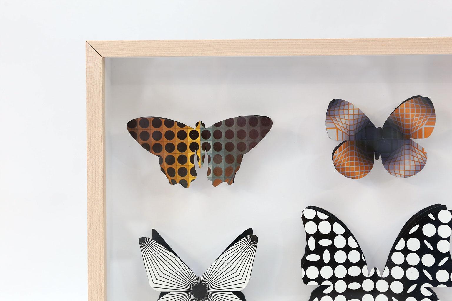 Four Handcut Butterfly Boxes (21. Jahrhundert und zeitgenössisch)