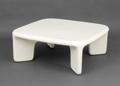 Four Hands "Dante" White Concrete Coffee Table