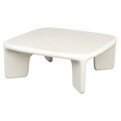 Four Hands "Dante" White Concrete Coffee Table