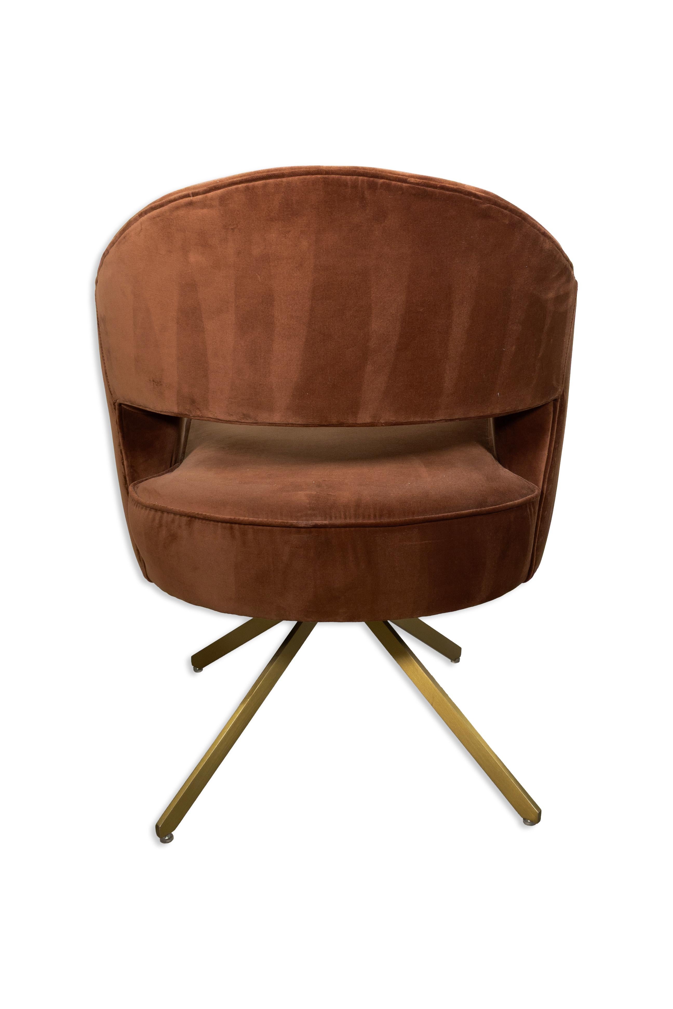 Sedia da scrivania Auburn Adara in stile Midcentury di Four Hands In condizioni buone in vendita a Keego Harbor, MI